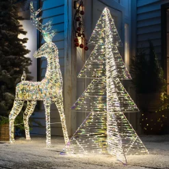 Tannenbäume|Weihnachtliche Led-Deko|Frank Handels GmbH & Co. KG LED-Baum "Rainbow", groß