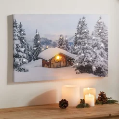 Weihnachtliche Wanddeko|Weihnachtliche Led-Deko|Frank Handels GmbH & Co. KG LED-Bild "Winter"