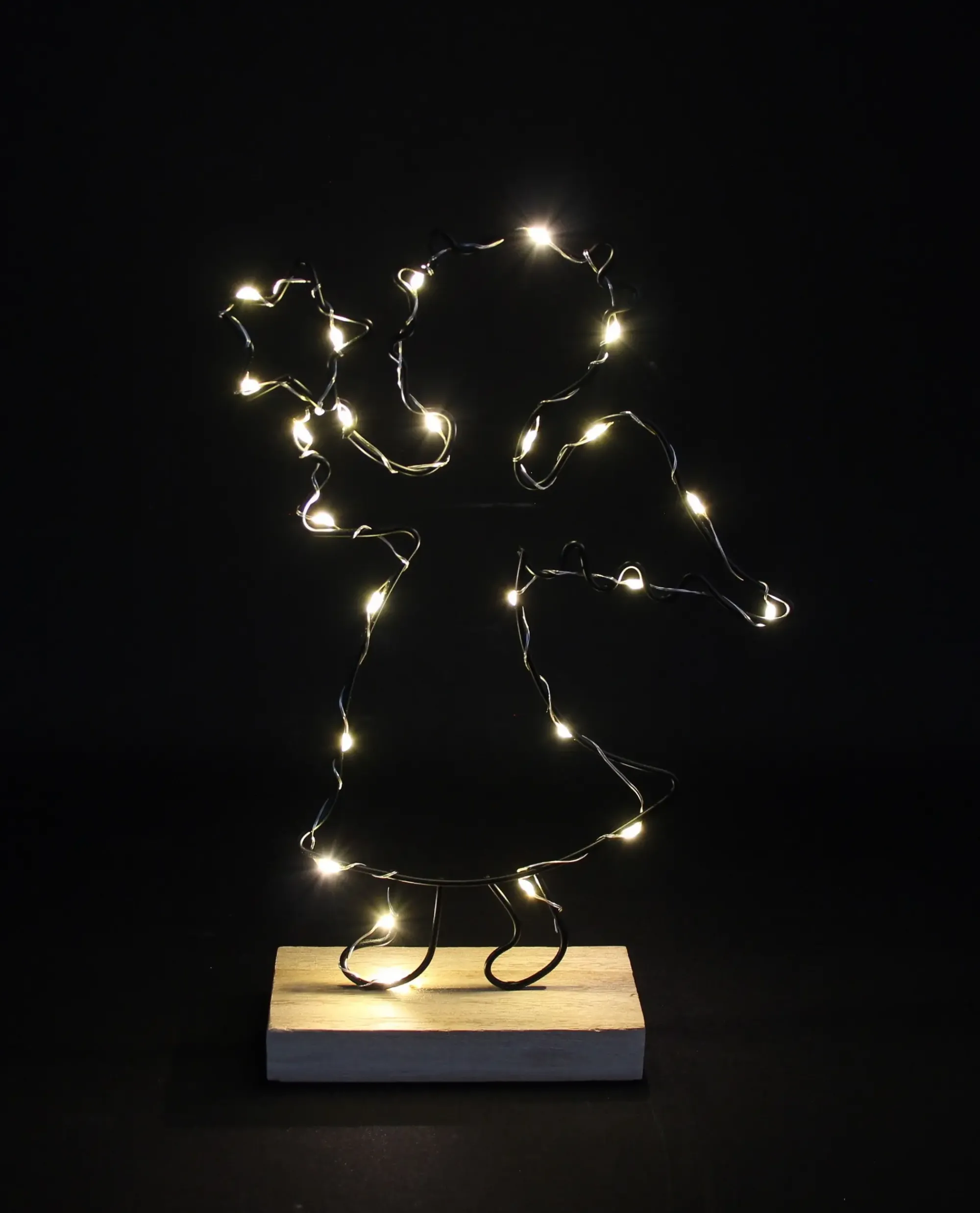 Weihnachtliche Led-Deko|Engel|Frank Handels GmbH & Co. KG LED-Deko "Engel mit Stern"