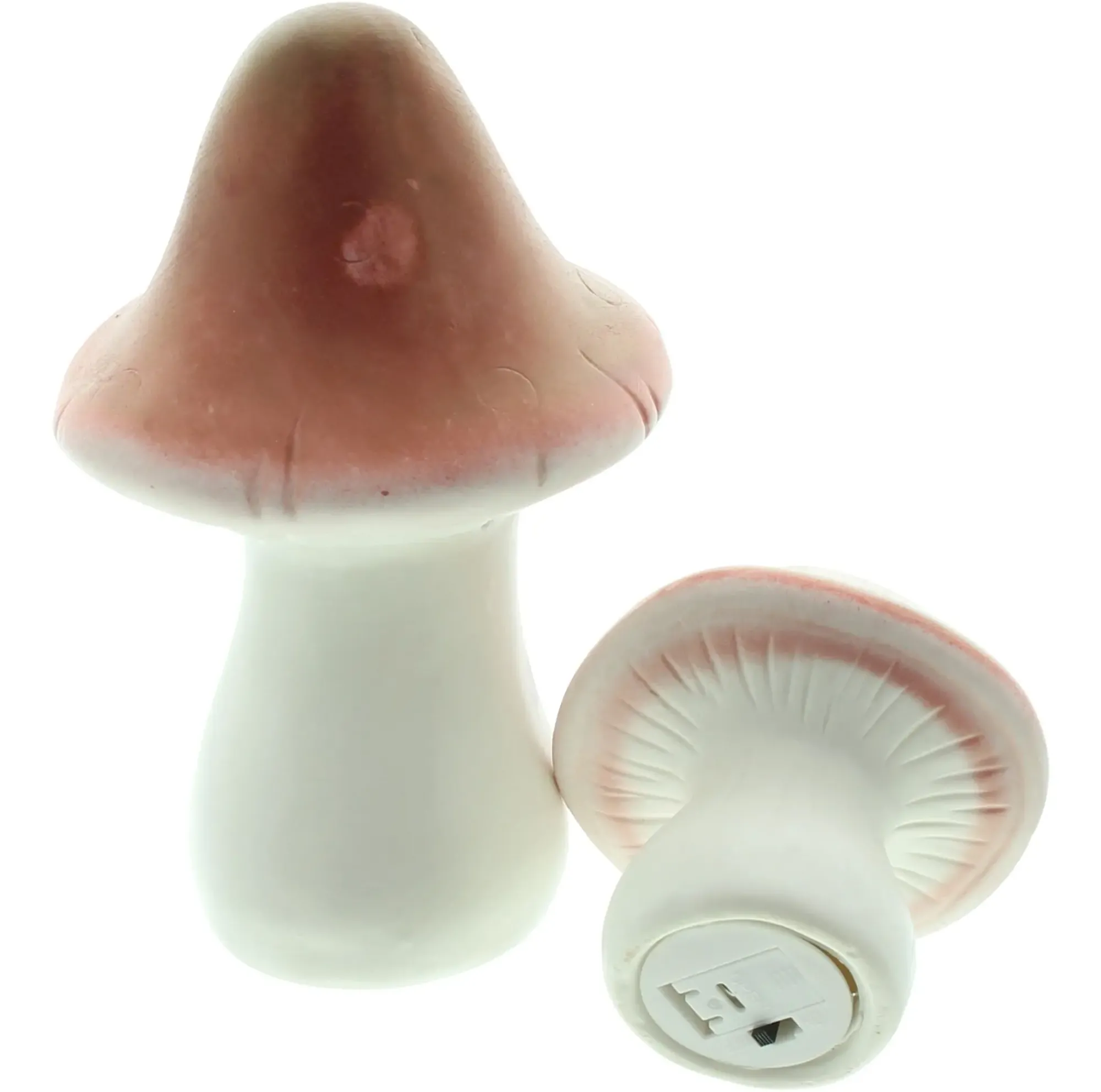 Dekopilze|Herbstliche Led-Leuchtdeko|Frank Handels GmbH & Co. KG LED-Deko "Pilz", 2er Set