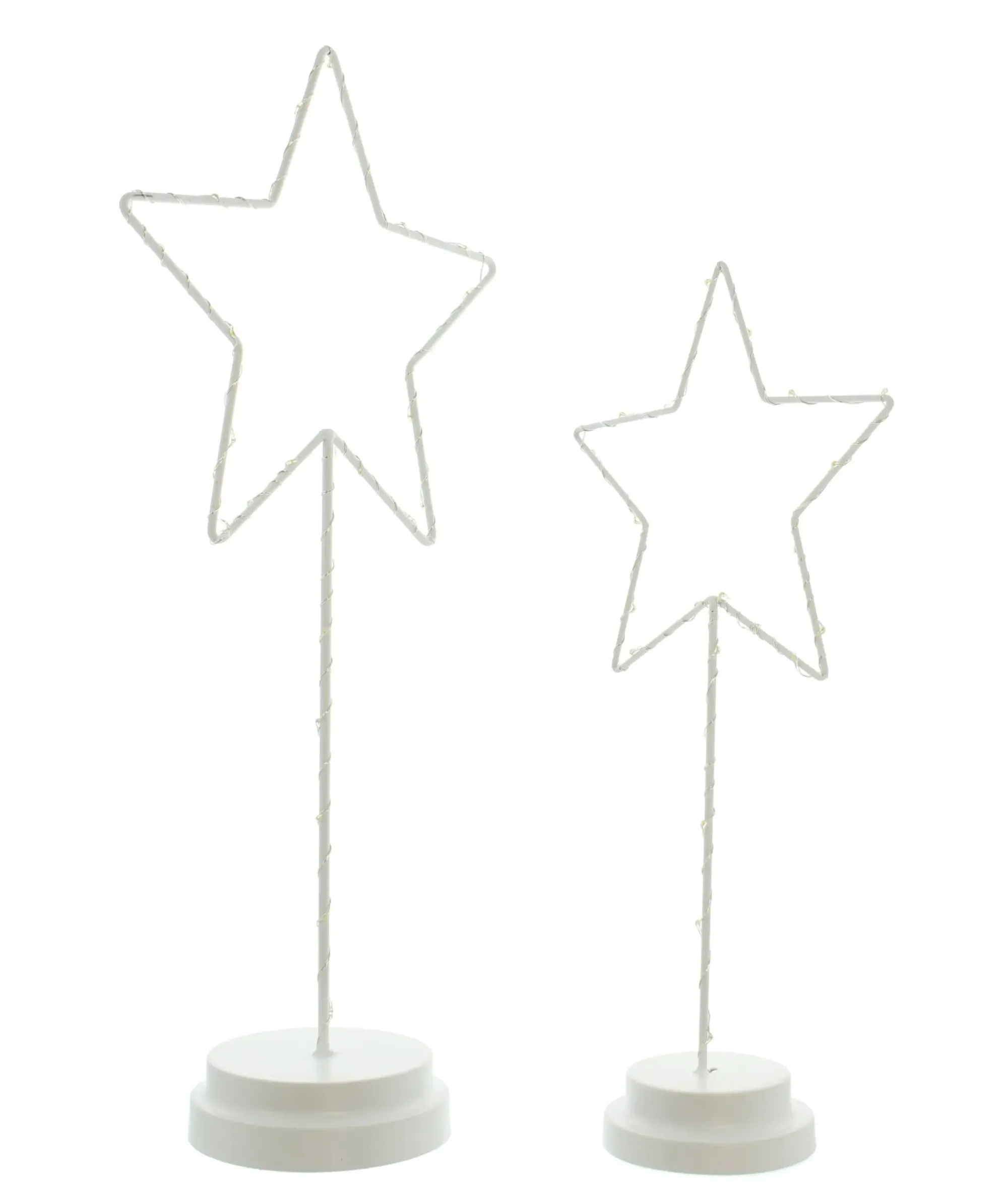 Weihnachtliche Led-Deko|Sterne|Frank Handels GmbH & Co. KG LED-Deko "Stern", 2er Set