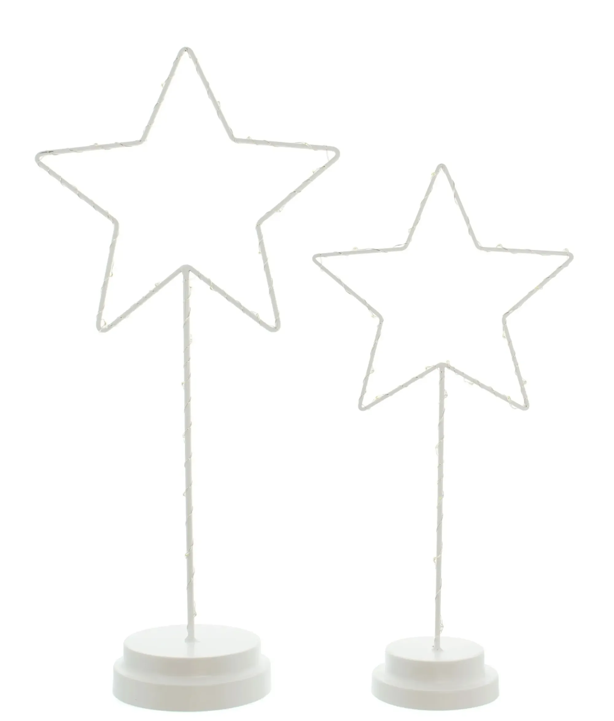 Weihnachtliche Led-Deko|Sterne|Frank Handels GmbH & Co. KG LED-Deko "Stern", 2er Set