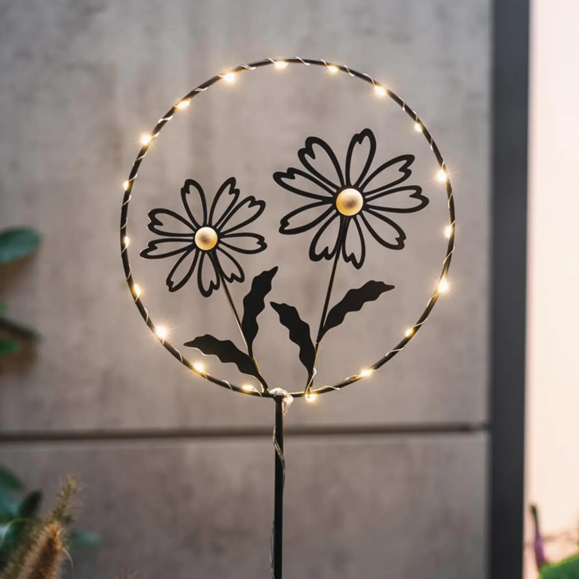Led-Beleuchtung|Gartenstecker|Frank Handels GmbH & Co. KG LED-Gartenstecker "Blumen"