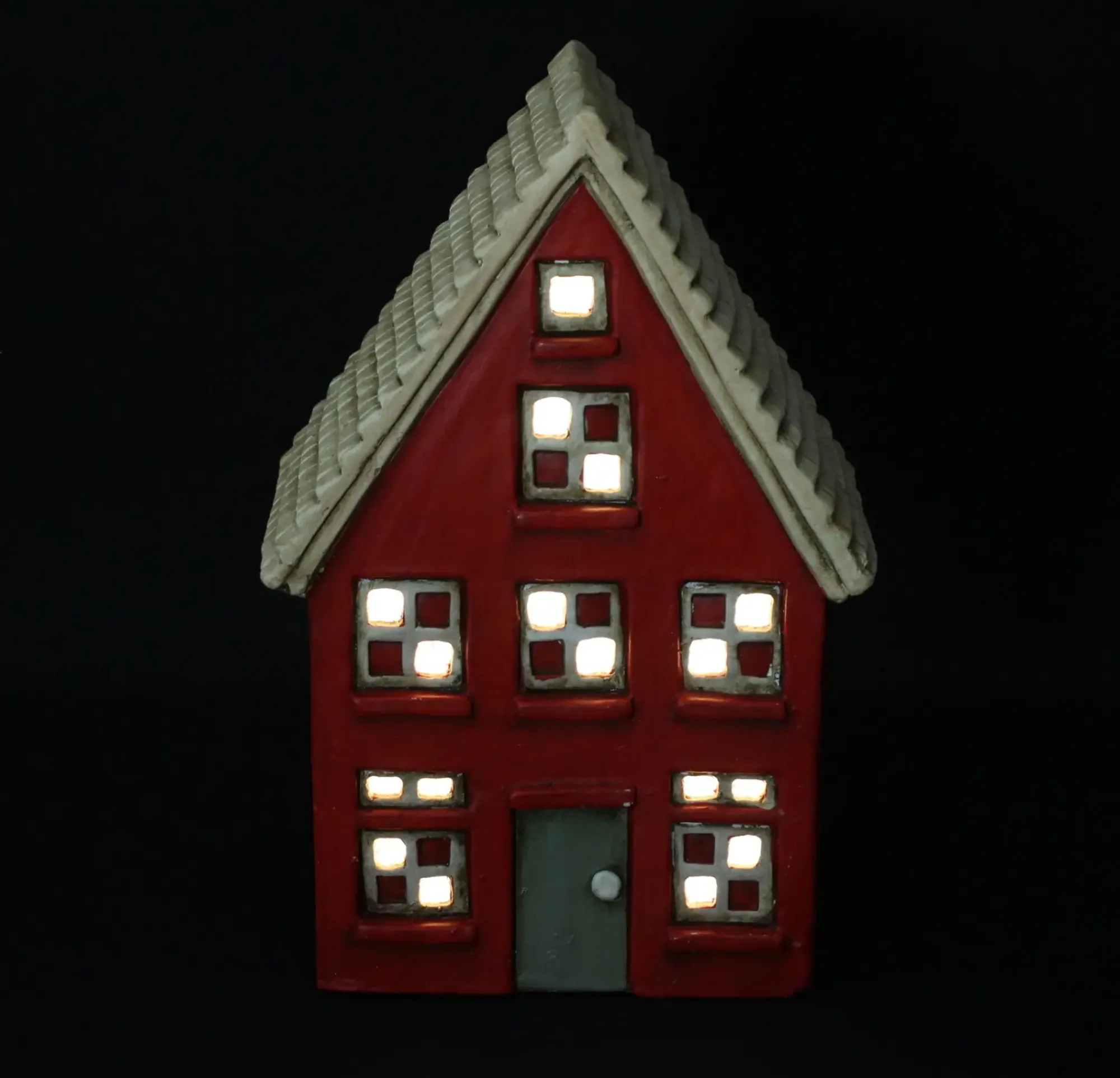 Weihnachtliche Led-Deko|Dekohäuser|Frank Handels GmbH & Co. KG LED-Haus "Sweet red Home"