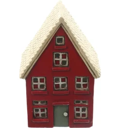 Weihnachtliche Led-Deko|Dekohäuser|Frank Handels GmbH & Co. KG LED-Haus "Sweet red Home"