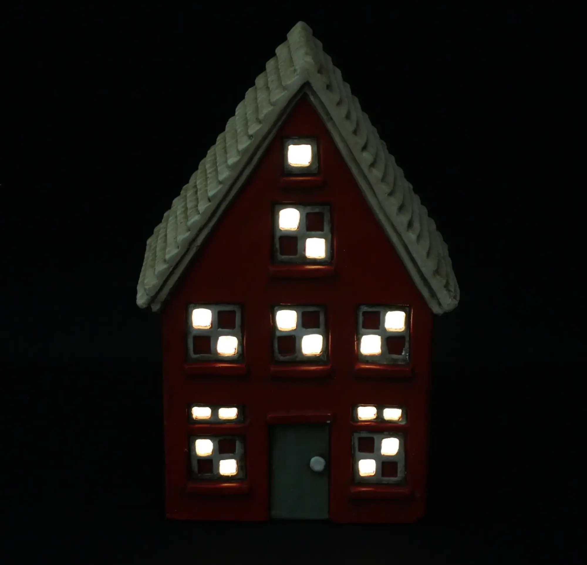 Weihnachtliche Led-Deko|Dekohäuser|Frank Handels GmbH & Co. KG LED-Haus "Sweet red Home"