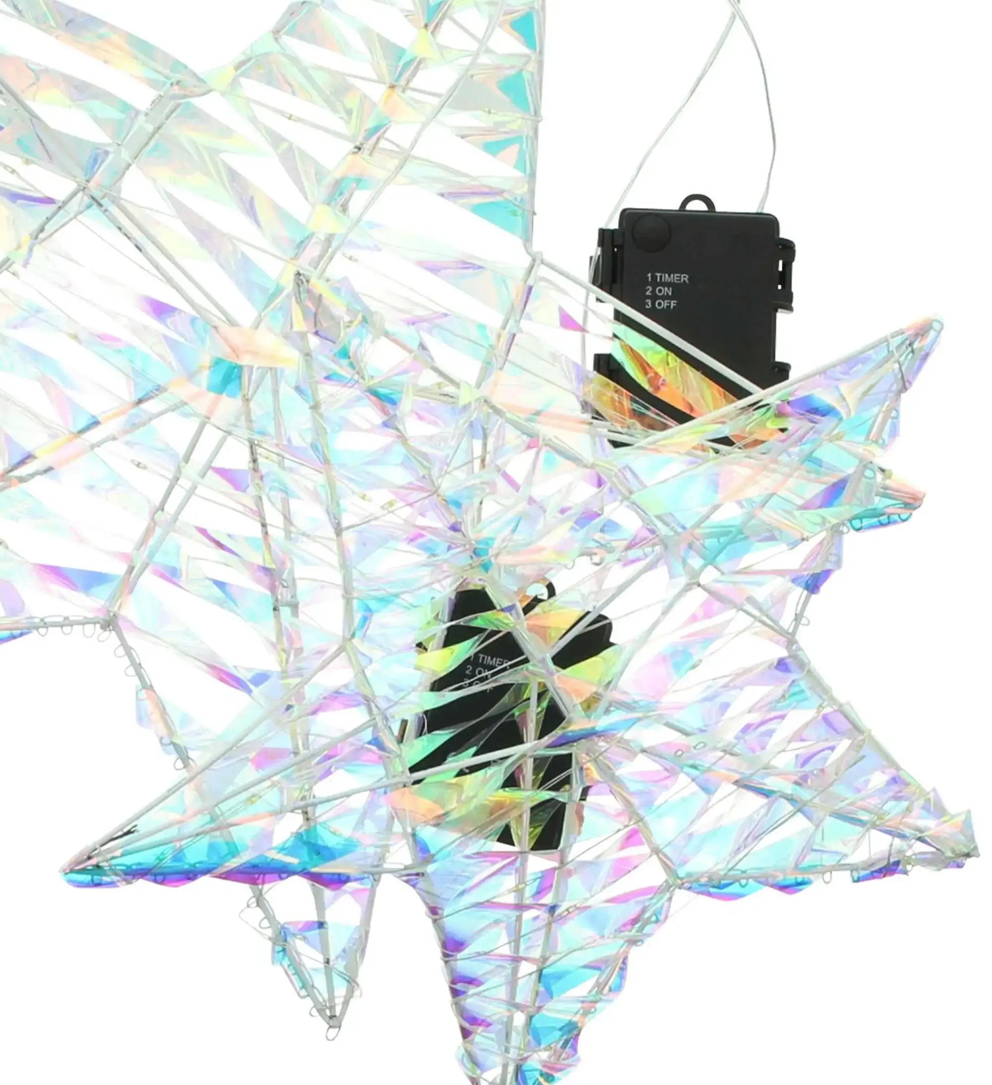 Dekohänger|Weihnachtliche Led-Leuchthänger|Frank Handels GmbH & Co. KG LED-Hänger "Rainbow", 2er Set