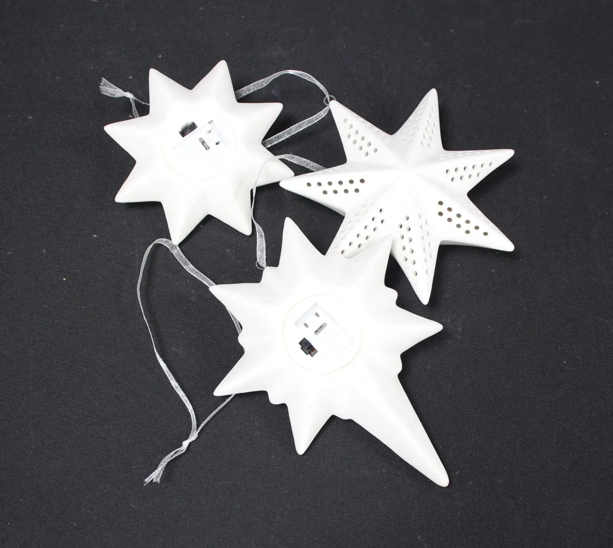 Dekohänger|Baumschmuck|Frank Handels GmbH & Co. KG LED-Hänger "White", 3er Set