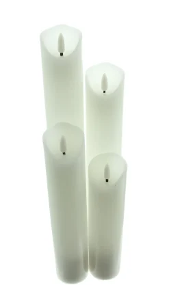 Kerzen & Led-Kerzen|Zubehör Für Adventskränze|Frank Handels GmbH & Co. KG LED-Kerze "Elegance", 4er Set