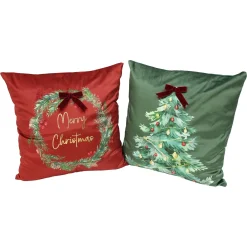 Weihnachtliche Kissen & Kissenhüllen|Frank Handels GmbH & Co. KG LED-Kissenhülle 