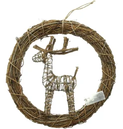 Weihnachtliche Led-Deko|Frank Handels GmbH & Co. KG LED-Kranz "Rentier"
