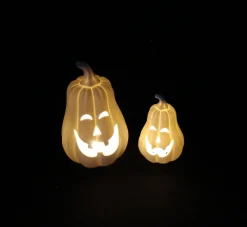 Herbstliche Led-Leuchtdeko|Dekokürbisse|Frank Handels GmbH & Co. KG LED-Kürbis 