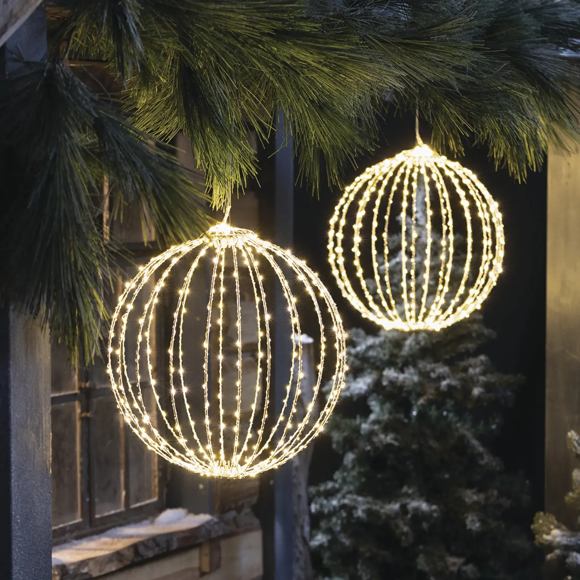 Led-Leuchthänger|Weihnachtliche Led-Leuchthänger|Frank Handels GmbH & Co. KG LED-Kugel "Shine", groß