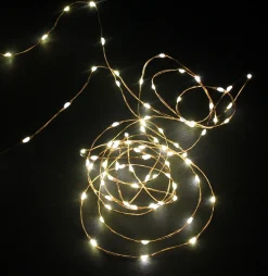 Weihnachtliche Led-Lichterketten|Led-Lichterketten|Frank Handels GmbH & Co. KG LED-Kupferdraht "Shiny" mit Adapter