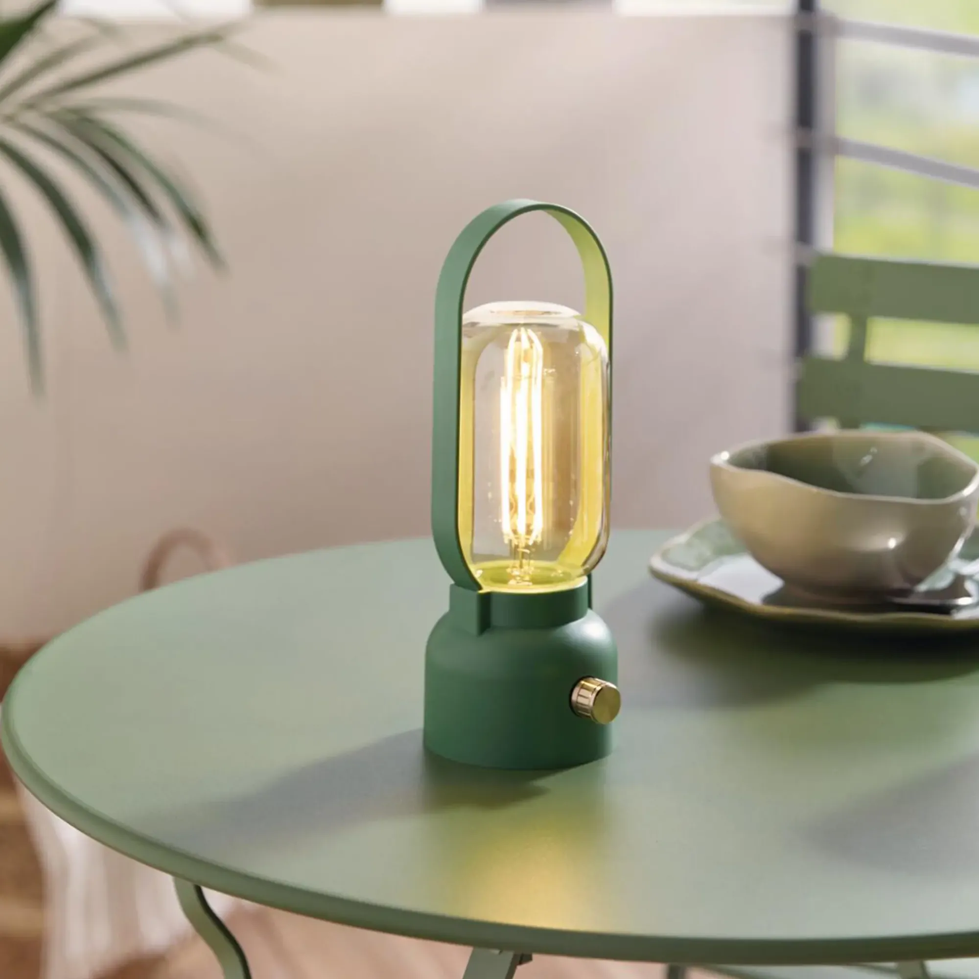 Led-Beleuchtung|Frank Handels GmbH & Co. KG LED-Laterne "Green"