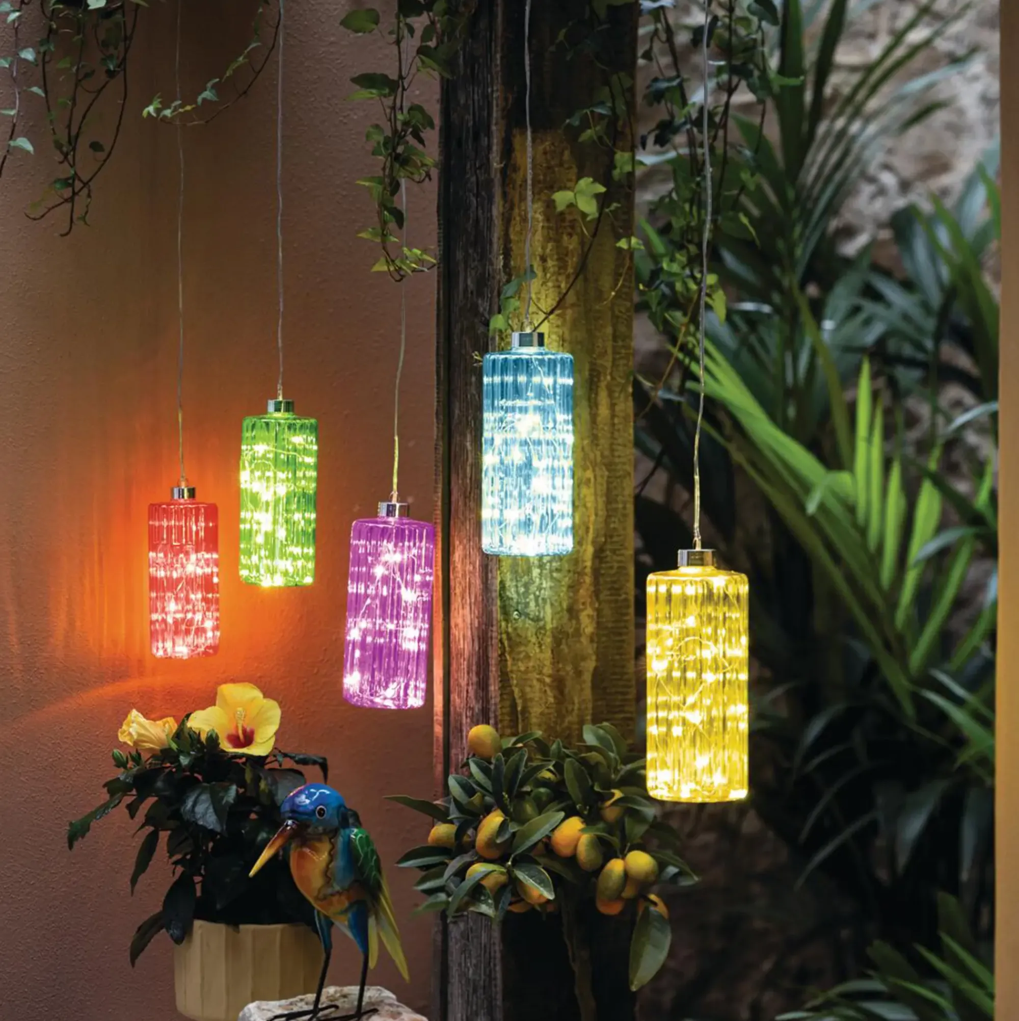 Led-Beleuchtung|Frank Handels GmbH & Co. KG LED-Lichterkette "Bunte Gartenparty"