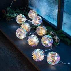 Weihnachtliche Led-Lichterketten|Frank Handels GmbH & Co. KG LED-Lichterkette "Rainbow-Balls"