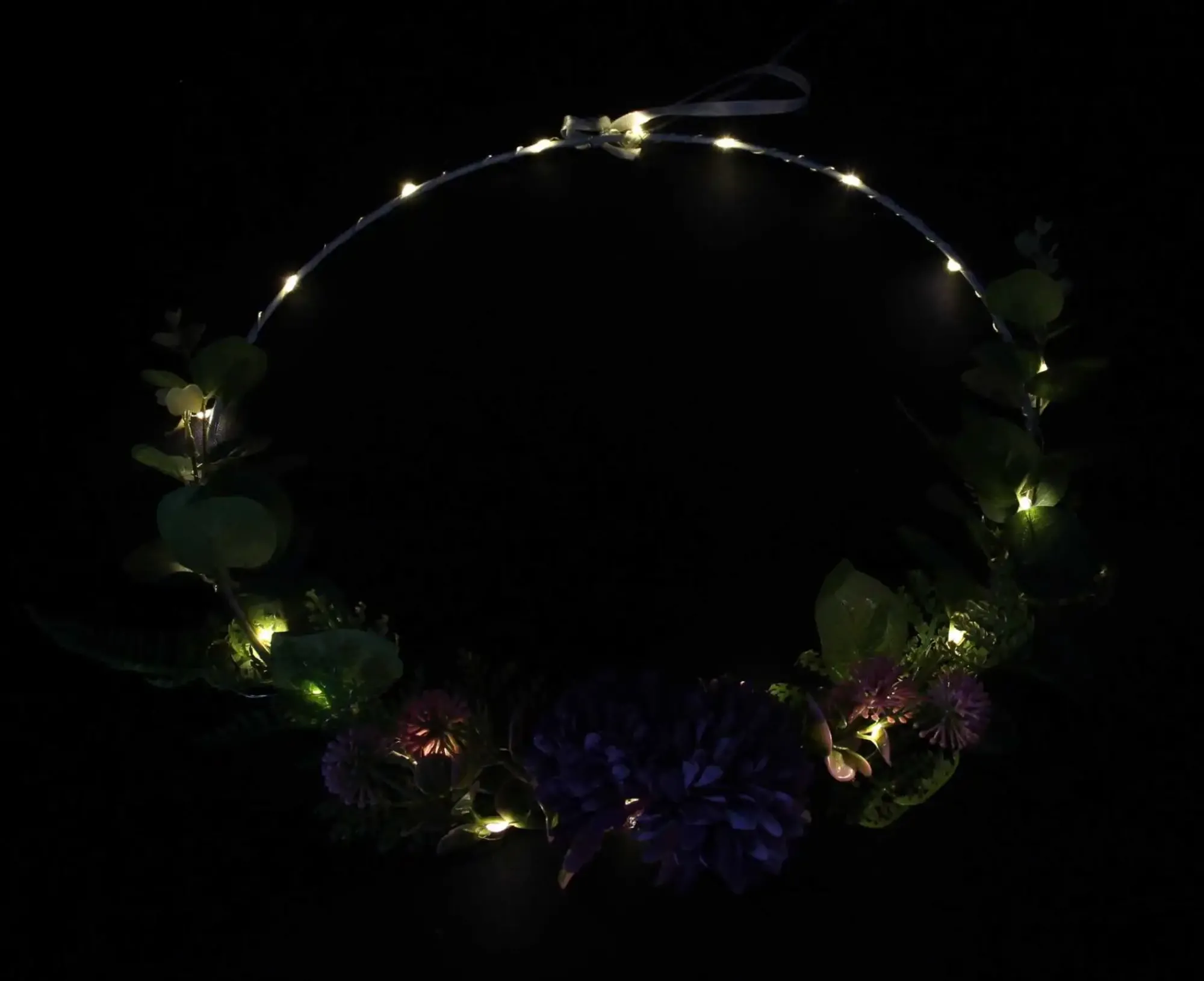 Weihnachtliche Dekoringe|Dekoringe|Frank Handels GmbH & Co. KG LED-Ring "Blumen"