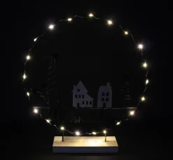 Weihnachtliche Dekoringe|Weihnachtliche Led-Deko|Frank Handels GmbH & Co. KG LED-Ringdeko "Weihnachten"