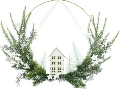 Dekohänger|Weihnachtliche Dekoringe|Frank Handels GmbH & Co. KG LED-Ring "Winterzeit"