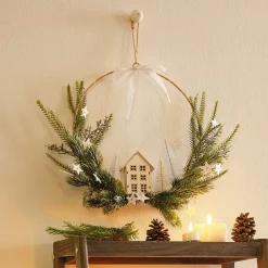Dekohänger|Weihnachtliche Dekoringe|Frank Handels GmbH & Co. KG LED-Ring 