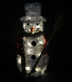 Weihnachtliche Dekofiguren|Weihnachtsmänner|Frank Handels GmbH & Co. KG LED-Schneemann