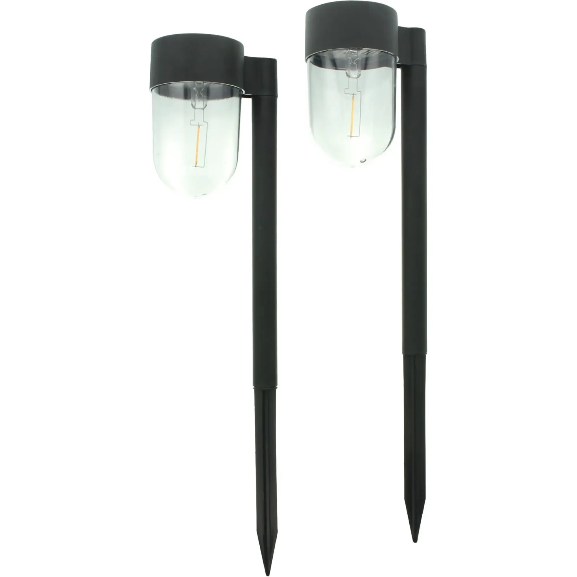 Solar-Beleuchtung|Frank Handels GmbH & Co. KG LED-Solarstecker "Wegleuchte", 2er Set