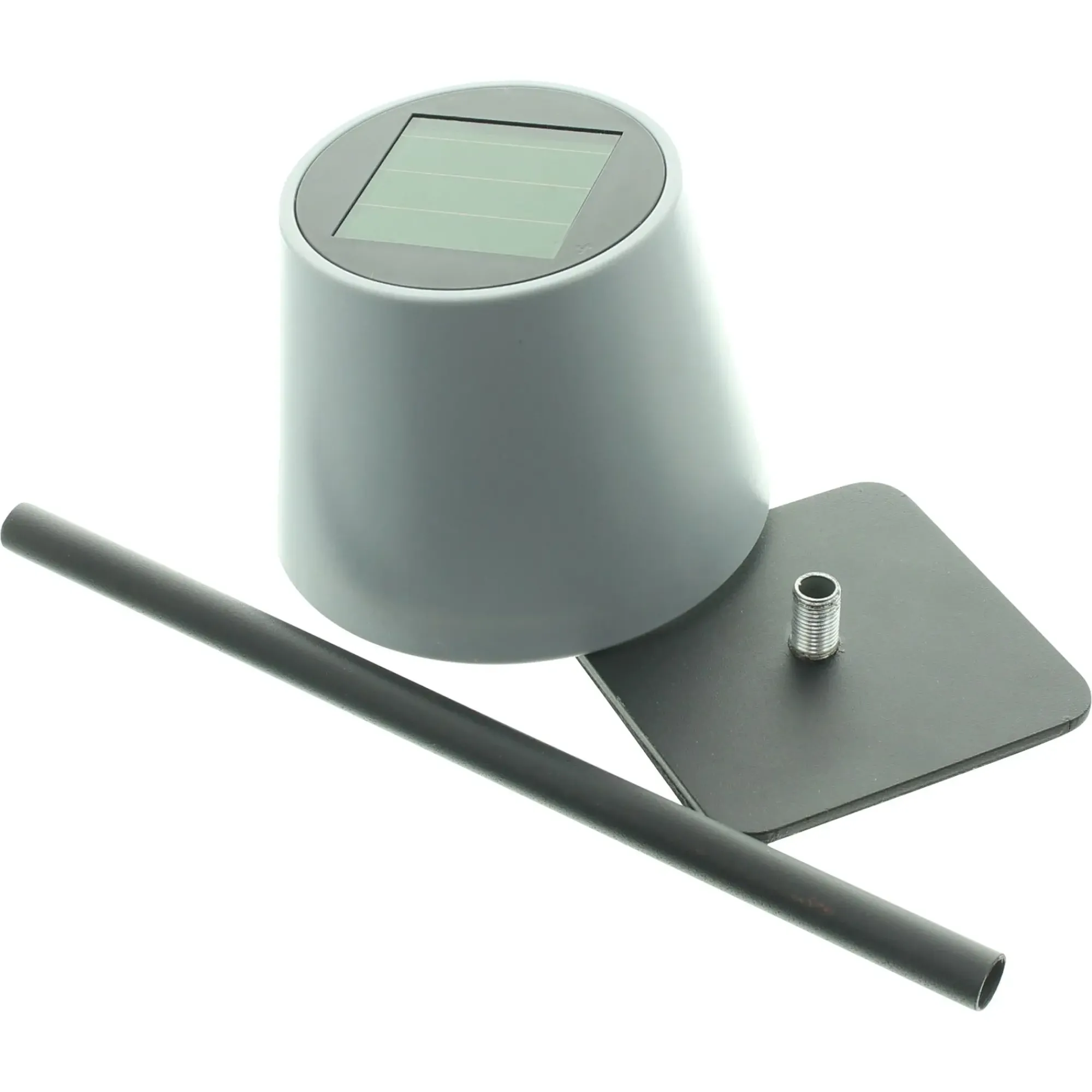 Led-Lampen|Solar-Beleuchtung|Frank Handels GmbH & Co. KG LED-Solar-Tischlampe "Grey"