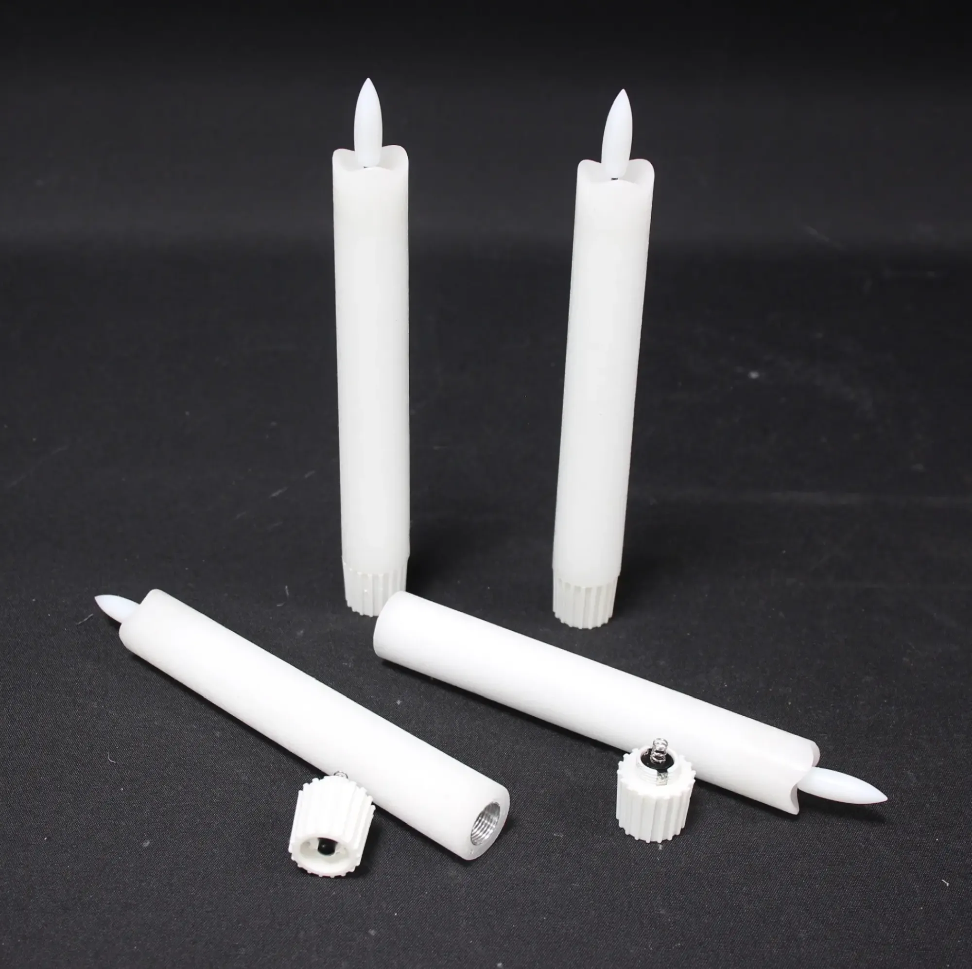 Kerzen & Led-Kerzen|Kerzen & Led-Kerzen|Frank Handels GmbH & Co. KG LED-Stabkerze "Classical", 4er Set