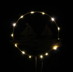 Led-Beleuchtung|Gartenstecker|Frank Handels GmbH & Co. KG LED-Stecker "Segelboote"
