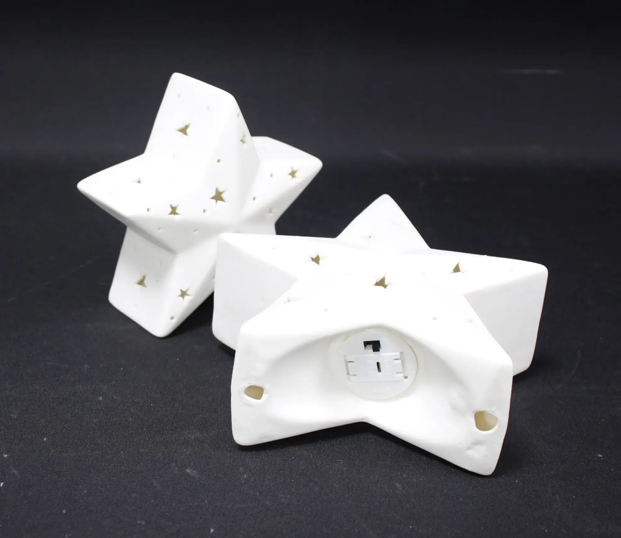 Weihnachtliche Led-Deko|Sterne|Frank Handels GmbH & Co. KG LED-Stern "White", 2er Set