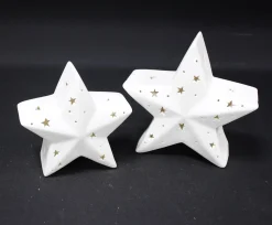 Weihnachtliche Led-Deko|Sterne|Frank Handels GmbH & Co. KG LED-Stern "White", 2er Set