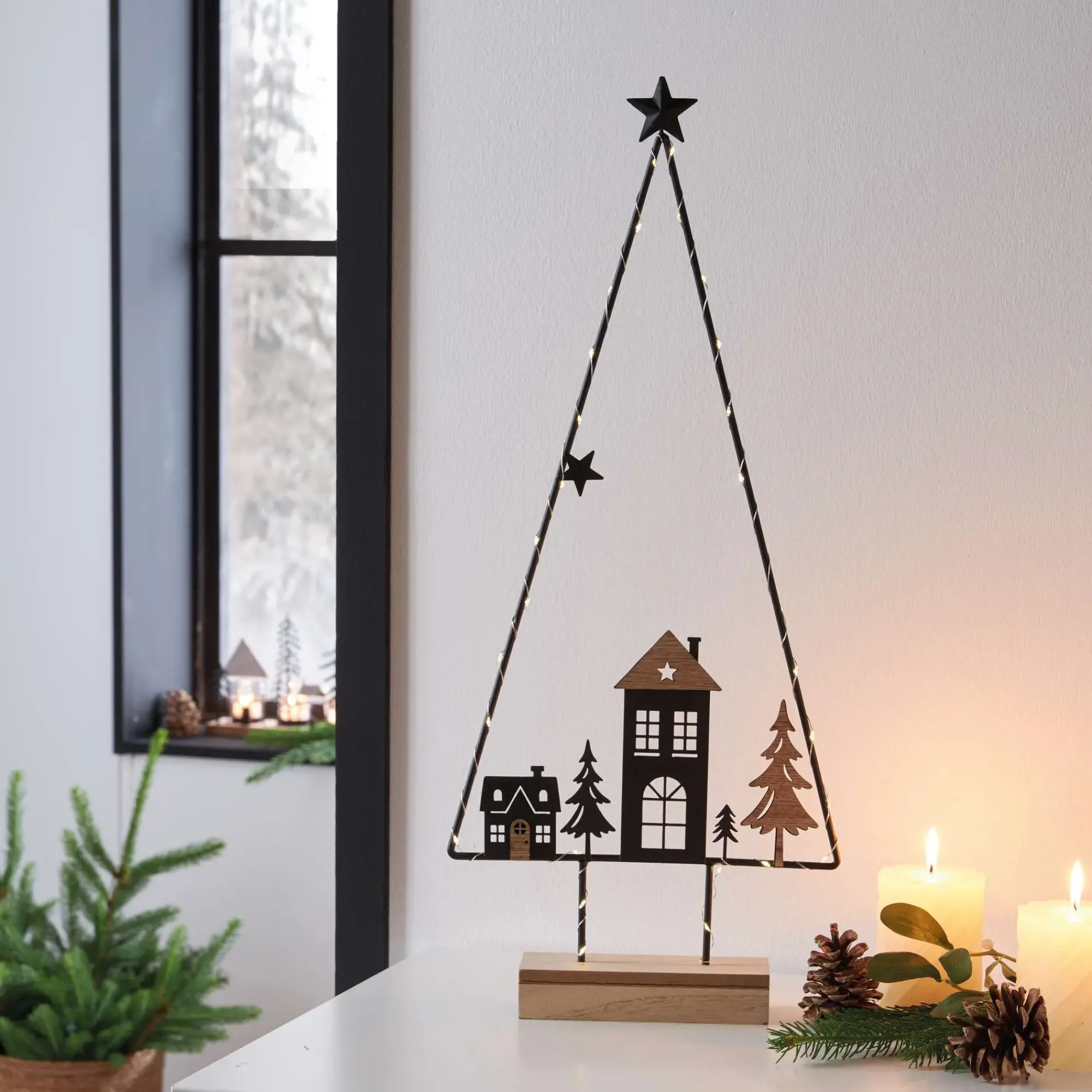 Tannenbäume|Weihnachtliche Led-Deko|Frank Handels GmbH & Co. KG LED-Tanne "Christmas"