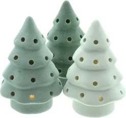 Tannenbäume|Weihnachtliche Led-Deko|Frank Handels GmbH & Co. KG LED-Tanne "Green Shades", 3er Set