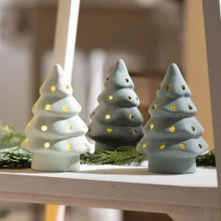 Tannenbäume|Weihnachtliche Led-Deko|Frank Handels GmbH & Co. KG LED-Tanne "Green Shades", 3er Set