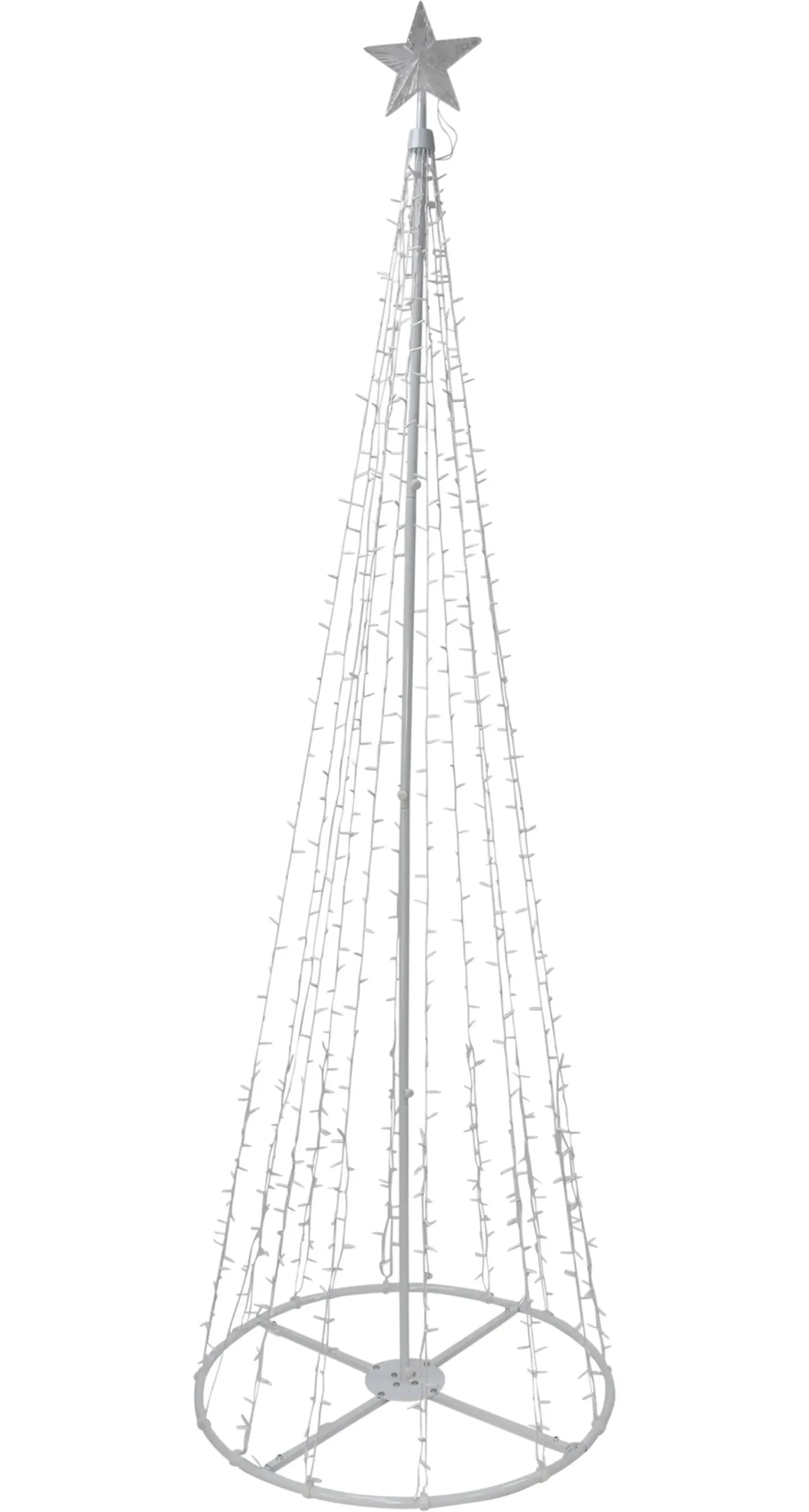Weihnachtliche Gartendeko|Gartenbeleuchtung|Frank Handels GmbH & Co. KG LED-Tanne "Kegel", riesengroß