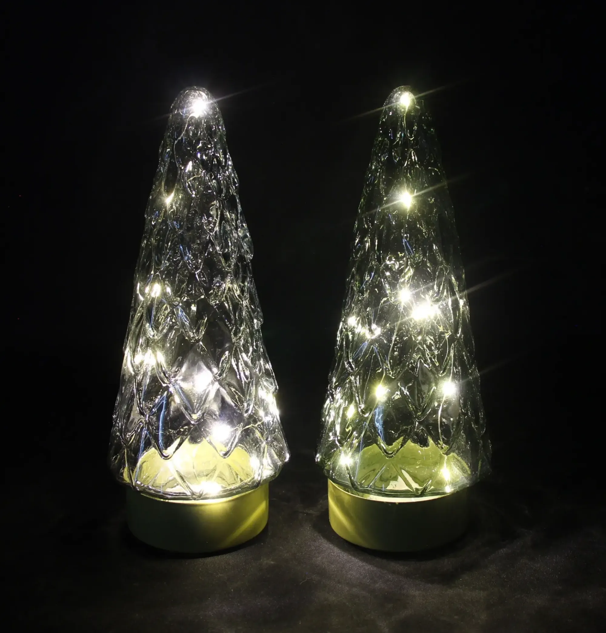 Tannenbäume|Weihnachtliche Led-Deko|Frank Handels GmbH & Co. KG LED-Tanne "Shine", 2er Set