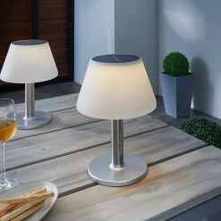 Solar-Beleuchtung|Frank Handels GmbH & Co. KG LED-Tischlampe 