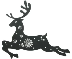 Weihnachtliche Wanddeko|Weihnachtliche Led-Leuchthänger|Frank Handels GmbH & Co. KG LED-Wanddeko "Rentier"