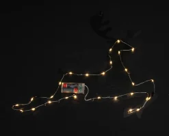Weihnachtliche Wanddeko|Weihnachtliche Led-Leuchthänger|Frank Handels GmbH & Co. KG LED-Wanddeko "Rentier"