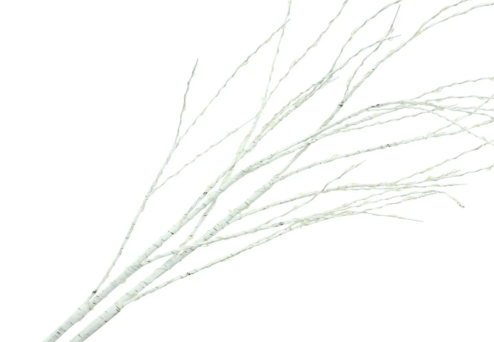 Weihnachtliche Led-Deko|Frank Handels GmbH & Co. KG LED-Zweig "White Christmas", 2er Set