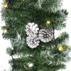Weihnachtliche Led-Deko|Gartenbeleuchtung|Frank Handels GmbH & Co. KG Leuchtgirlande "Naturwinter"