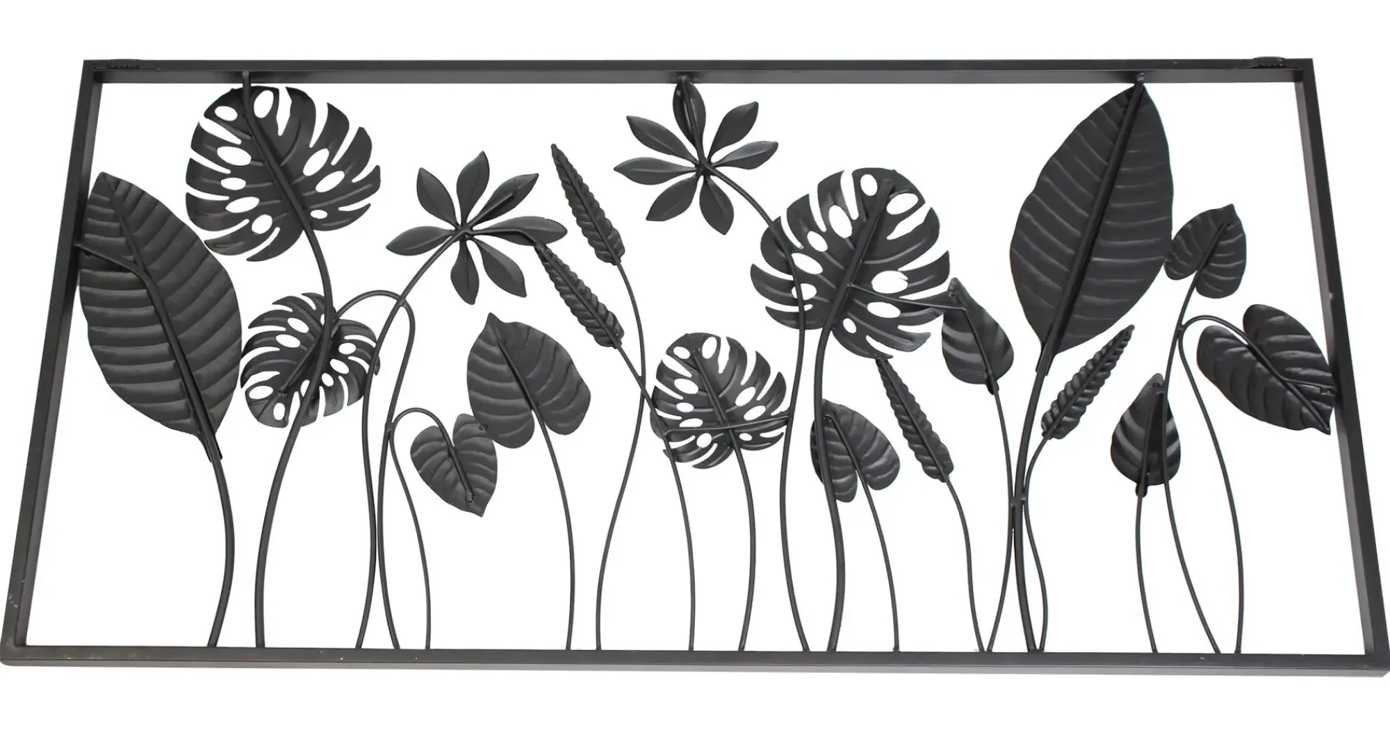 Wanddeko|Flur|Frank Handels GmbH & Co. KG Metallbild "Blätter"