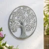 Wanddeko|Gartendeko|Frank Handels GmbH & Co. KG Metallbild "Lebensbaum"