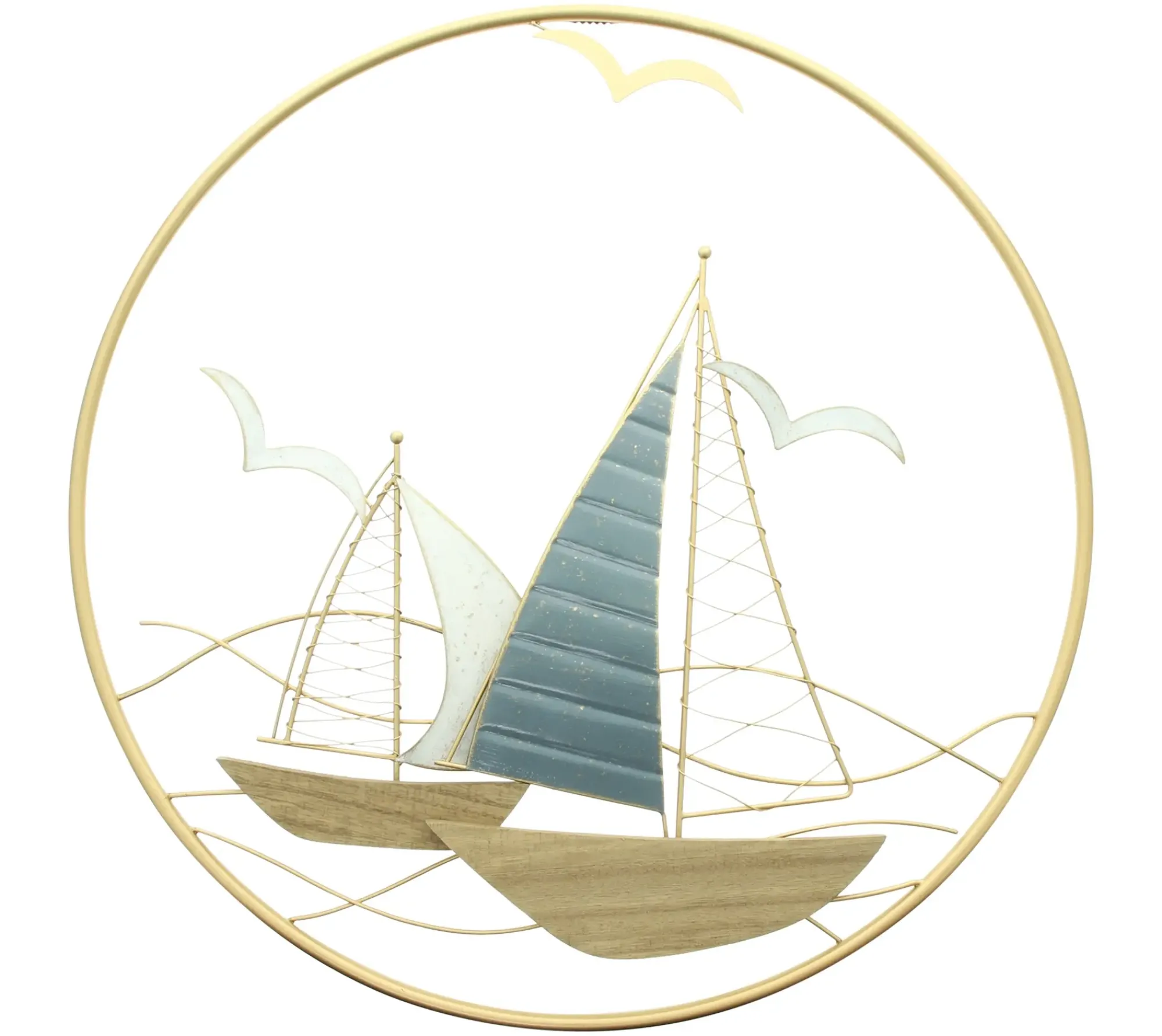 Wanddeko|Frank Handels GmbH & Co. KG Metallbild "Regatta"