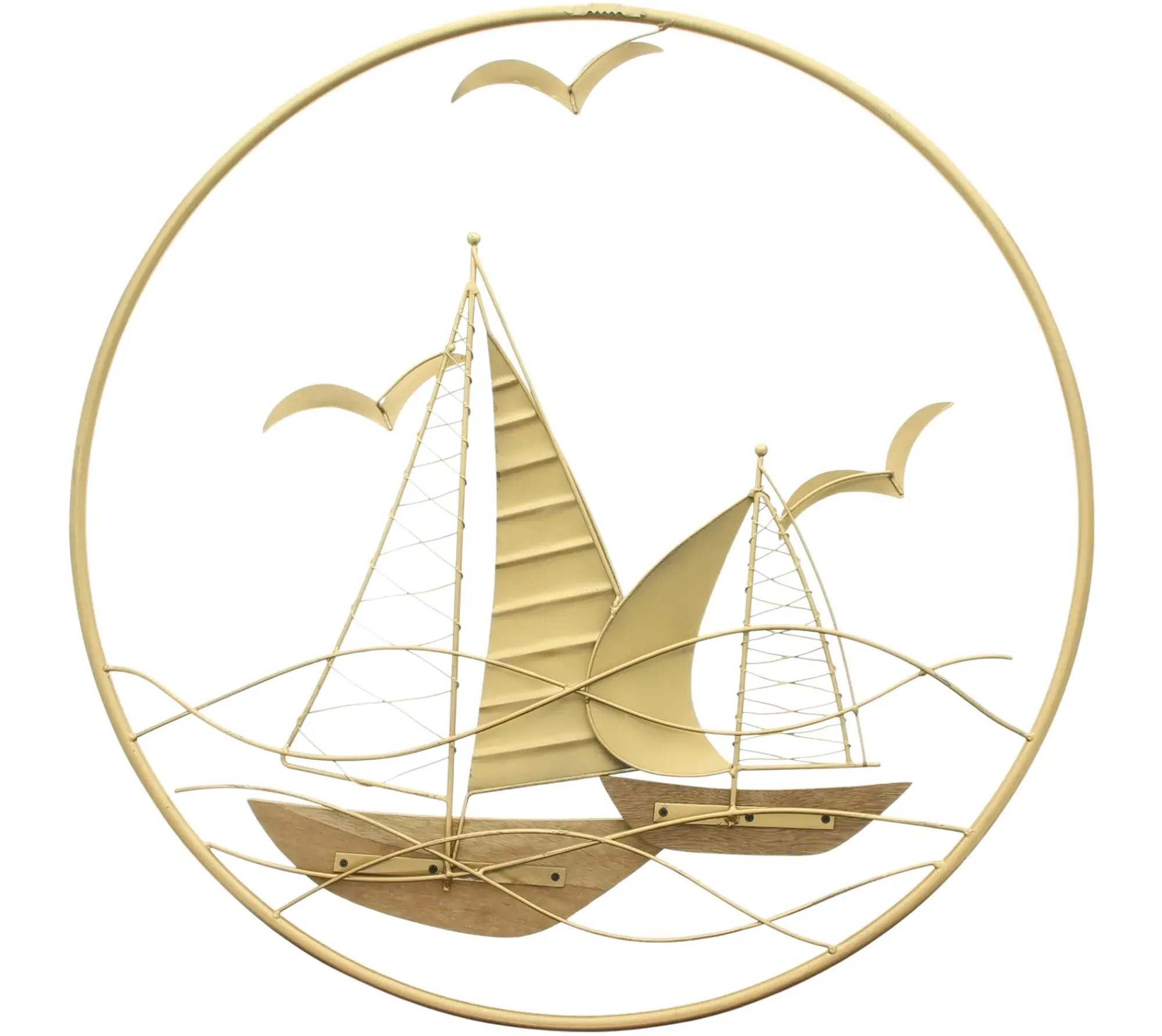 Wanddeko|Frank Handels GmbH & Co. KG Metallbild "Regatta"
