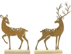 Weihnachtliche Dekofiguren|Chalet & Hütte|Frank Handels GmbH & Co. KG Metalldeko 