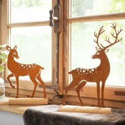 Weihnachtliche Dekofiguren|Chalet & Hütte|Frank Handels GmbH & Co. KG Metalldeko 