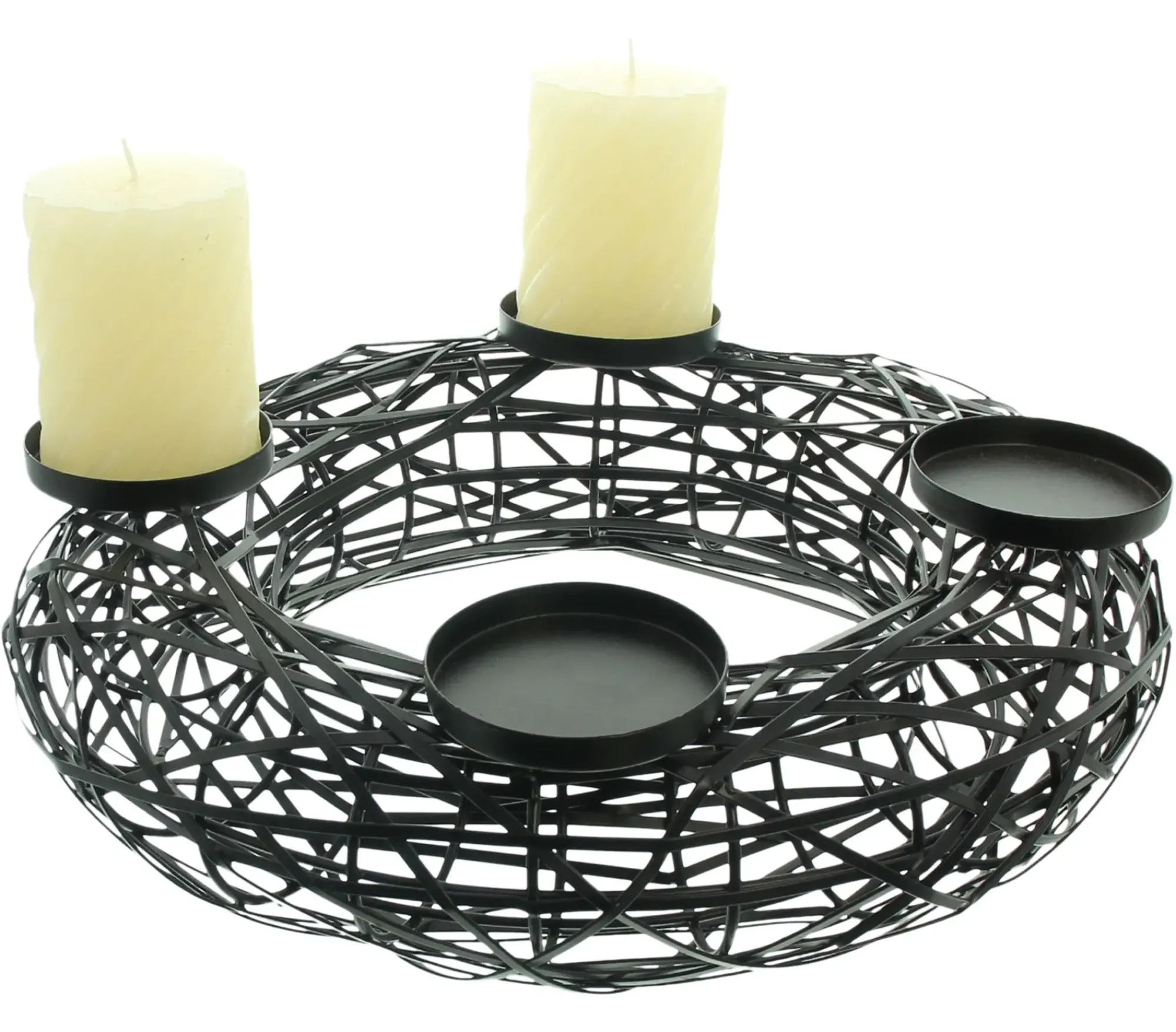 Adventskränze|Weihnachtslichter|Frank Handels GmbH & Co. KG Metallkranz "Candela"