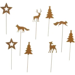 Zubehör Für Adventskränze|Weihnachtliche Streuer & Stecker|Frank Handels GmbH & Co. KG Metallstecker 
